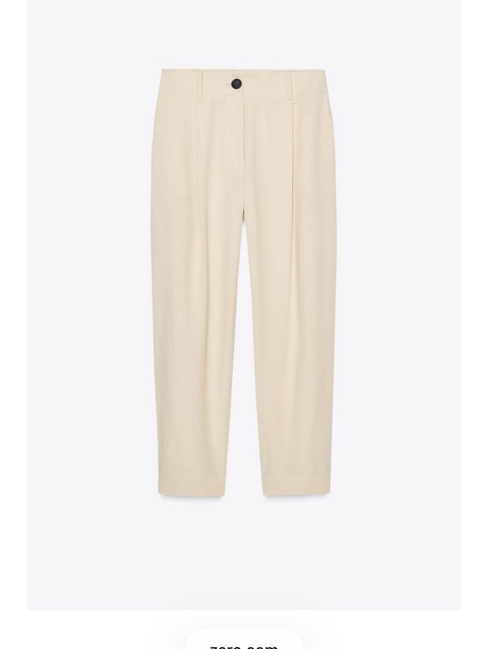 Zara women’s pleated elastic waist pants